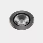 Recessed uplighting IP66-IP67 Max Big Round Trim LED 13.8W LED warm-white 2700K Gun Metal PVD 1086lm AT12-14V9S3BBI8