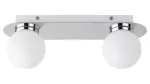 2111 Kinkiet łazienkowy Becca G9 2x max. 28W IP44 biały/chrom 230V, 50Hz