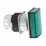 Harmony XB6 Lampka sygnalizacyjna zielona LED prostokątny