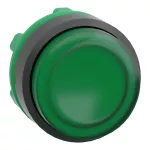 Harmony XB5 Główka przycisku płaskiego, z mechanizmem push push, zielona LED plastikowa