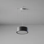 ABA PRO 340 wisząca LED 11W/2084lm/830/TD/CAS, 230V, czarny głęboki (mat struktura) RAL 9005