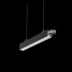 Oprawa VOLICA 2.0 LED SYSTEM LOW UGR 566 zw/nt ED DALI 1300lm/830 PMMA opal MAT czarny 9 W