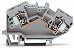 2-przewodowa złączka przelotowa 10 mm², jasnoszara 784-992