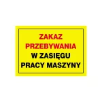 Tablica budowlana ostrzegawcza 250x350 