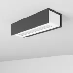 IMA 180 plafon, LED 4,5W/437lm/3000K, 230V, czarny głęboki (mat struktura) RAL 9005