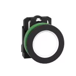 Wskaźnik świetlny, Harmony XB5, płaski, plastik, biały, Ø30, gładka soczewka z LED, 24 V AC/DC