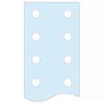 Rozdzielnice Prisma, listwa z otworami 25x 5mm