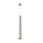 PIXO 510 wisząca max 1x50W, GU10, 230V, kolor złota, srebrny aluminiowy (mat struktura) RAL 9006 T068E51Wh962101