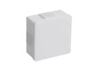 VP-01 Puszka n/t 86x86x40mm IP55 4-wl klik dł.gum. biała.