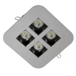 NILS TC wpust stropowy 12W/1200lm/48D/940, srebrny aluminiowy (mat struktura) RAL 9006