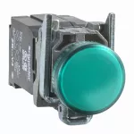 Harmony XB4 Lampka sygnalizacyjna z zieloną żarówką, 220/240V