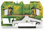 2-przewodowa złączka PE 4 mm², żółto-zielona 281-907/999-950