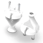 WT-2 Wtyczka rozbieralna, prosta 2p; 10A;230V; WT-2; biała