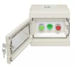 ROZDZIELNIA ALFA 2Z kaseta ster.+ 2 przyciski (5-410) RAL 9003 MOQ 20 szt