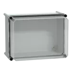 Puszka poliestrowa PLS pokrywa transparentna poliwęglanowa IP65 270x360x230 mm, PanelSet