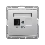 VERONA (Biały)  Szybka Ładowarka USB C (C-20W), bez ramki (op=4)