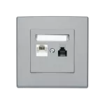 MILANO (Popiel) Gniazdo komputerowo RJ45 – telefoniczne RJ11