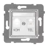ROSA Gniazdo komputerowo-telefoniczne GPKT-1U/F FOREX bez ramki
