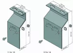 CABLE WEDGE CLAMPS MP 12 Podwójny zacisk do mocowania kabli i przewodów