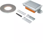 tehalit.BK Końcówka kanału wanna stalowa BKWD 150x(40-60)mm stal