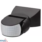 CZUJNIK RUCHU PIR1200W 180* IP65 CZARNY