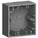 Adapter natynkowy 1-krotny, Merten, D-Life, antracytowy