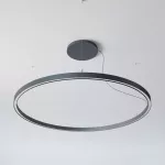 ALFREDO 1900/U wisząca DIRECT LED PHILIPS LV 128W/19734lm/3000K/TD/CAS, 230V, czarny (mat) RAL 9017