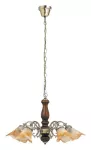 7095 ŻyrandolRustic3 5-ramiennyE14/5x40Wbrąz/orzech 230V, 50Hz