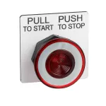 Operator push pull, Harmony 9001K, z czerwonym pokrętłem, 30 mm