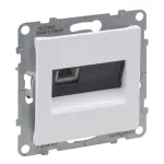 SUNO - Gniazdo RJ 11, Biały, Legrand