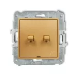 ICON Mechanizm łącznika podwójnego schodowego w stylu amerykańskim złoty