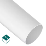 RL / Rura PVC-U Prosta Biała 320N 47 dł.2 mb (5 szt/op.)