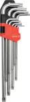 KLUCZE TORX 9CZ. T10 - T50 DŁUGIE Cr-V