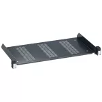 Metalowa półka, 1U, głębokość: 250mm, RAL7016, 15kg
