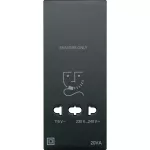 Merten, System M, płytka centralna gniazda golarki, antracytowy