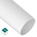RL / Rura PVC-U Prosta Biała 320N 50 dł.3 mb (5 szt/op.)