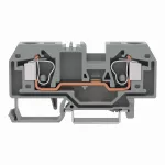 2-przewodowa złączka przelotowa 10 mm², jasnoszara 284-992
