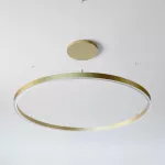 ALFREDO 1900/U wisząca DIRECT LED PHILIPS LV 128W/19734lm/3000K/TD/CAS, 230V, kolor złota (gładki mat)