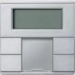 Przycisk wielofunk. podw. plus z regul. temp., alu, Sys M