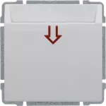 KOS 66 Czytnik kart - łącznik hotelowy, na kartę 54x86 mm, z 5 sek. opóźnieniem off all BIAŁY