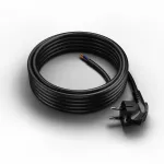 PP-50/10M/3X1,5/OMY ŻO Przewód przyłączeniowy z wtyczką kątowa UniSCHUKO; 3x1,5; OMY żo; 10m; czarny
