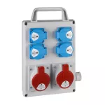 ROZDZIELNICA ROS-SLIM 2*16A 5P, 4X250V(SHUKO) Z UCHWYTEM