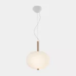 Pendant Ilargi Ø320 LED 18.9W LED warm-white 2700K 1-10V Light wood 1054lm 00-6011-93-F9