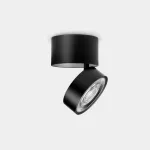 Spotlight Kiva Surface Ø75mm 7.8W LED warm-white 2700K CRI 92 18.9º PHASE CUT Black 458lm 15-8035-60-MS