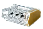 Złączka samozaciskowa bezgwintowa PC2254-CL transparentny