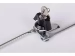 Zamek baskwilowy z pokrętłem motylkowym pręt 560 mm