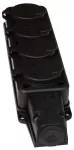 Listwa gumowa przenośna 4x2P+Z 16A 250V IP54 czarna