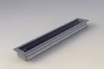 Profil LED Podtynkowy A, długość 100cm, aluminiowy