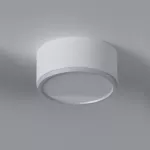 KAPS A1/16 stropowy LED 16W/1600lm/3000K, 230V, srebrny aluminiowy (mat struktura) RAL 9006, biały sygnałowy (mat struktura) RAL 9003