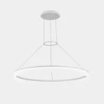 Pendant Circ Round Ø800 LED 45.1W LED warm-white 3000K 1-10V White 2086lm 00-0642-BW-M3